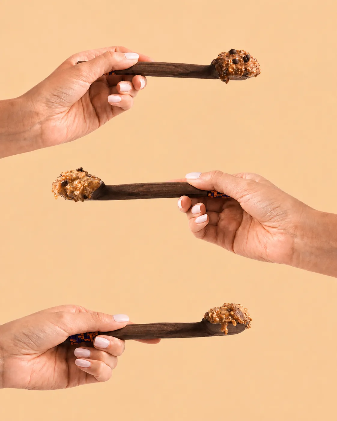 Oatwell three jars — Peanut Butter, Cookie Dough, Chocolate